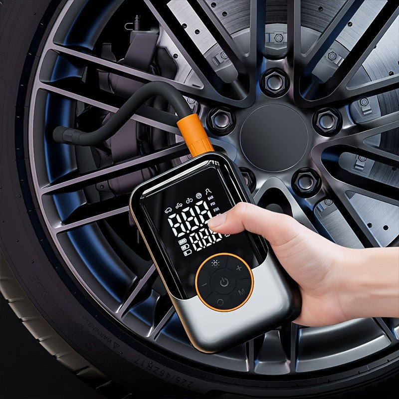 Mini Wireless Tire Inflator with Digital Pressure Gauge for tire pressure service image 5