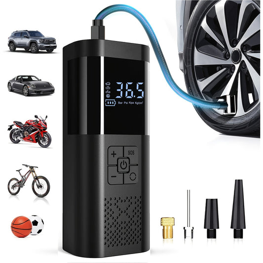 VC-027 150 PSI Portable Tire Inflator with LED Light for tire pressure service