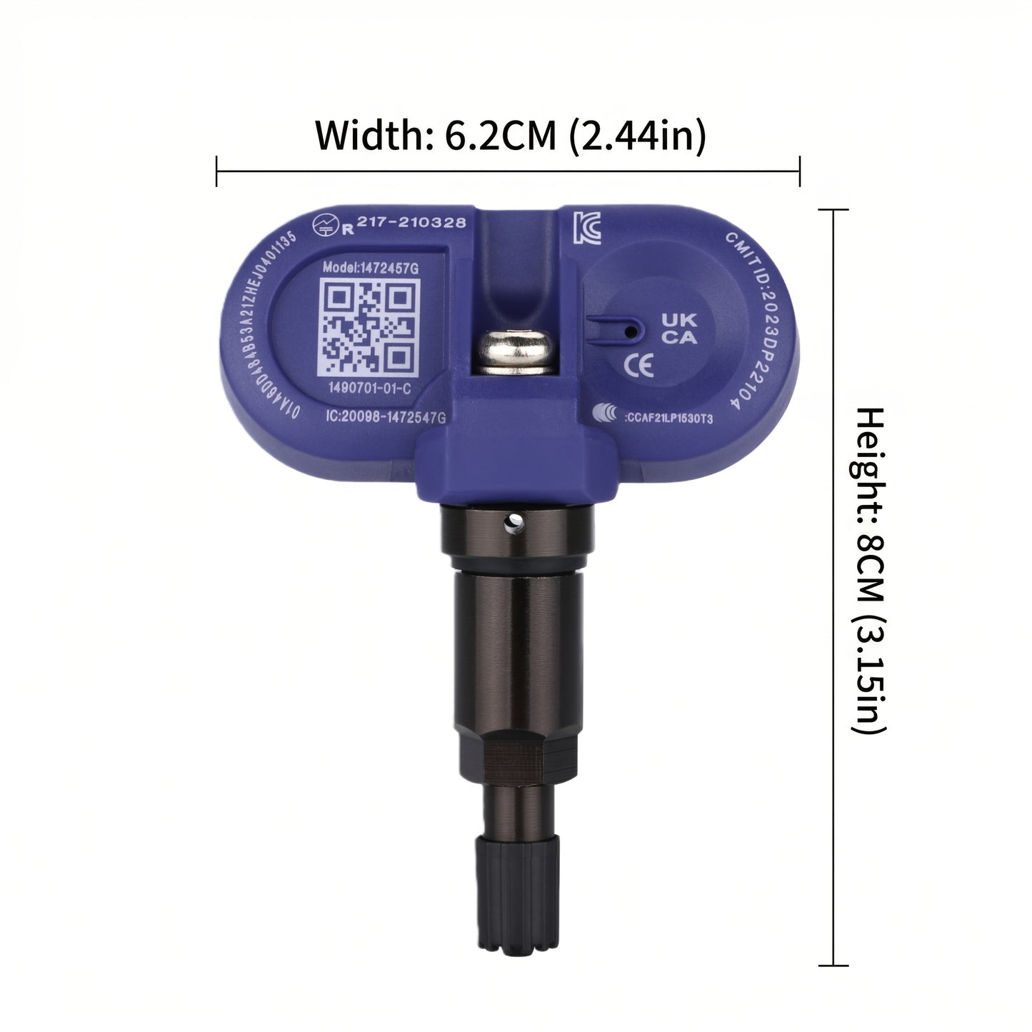 BLE 2.4GHz TPMS Sensors for Tesla Model 3/Y/S/X - 4 Pack