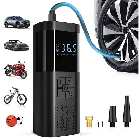 150 PSI Fast Cordless Tire Inflator with Digital Gauge for tire pressure service