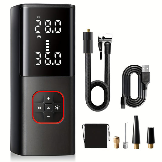 20000mAh Cordless Tire Inflator, 160 PSI, 4X Faster for tire pressure service