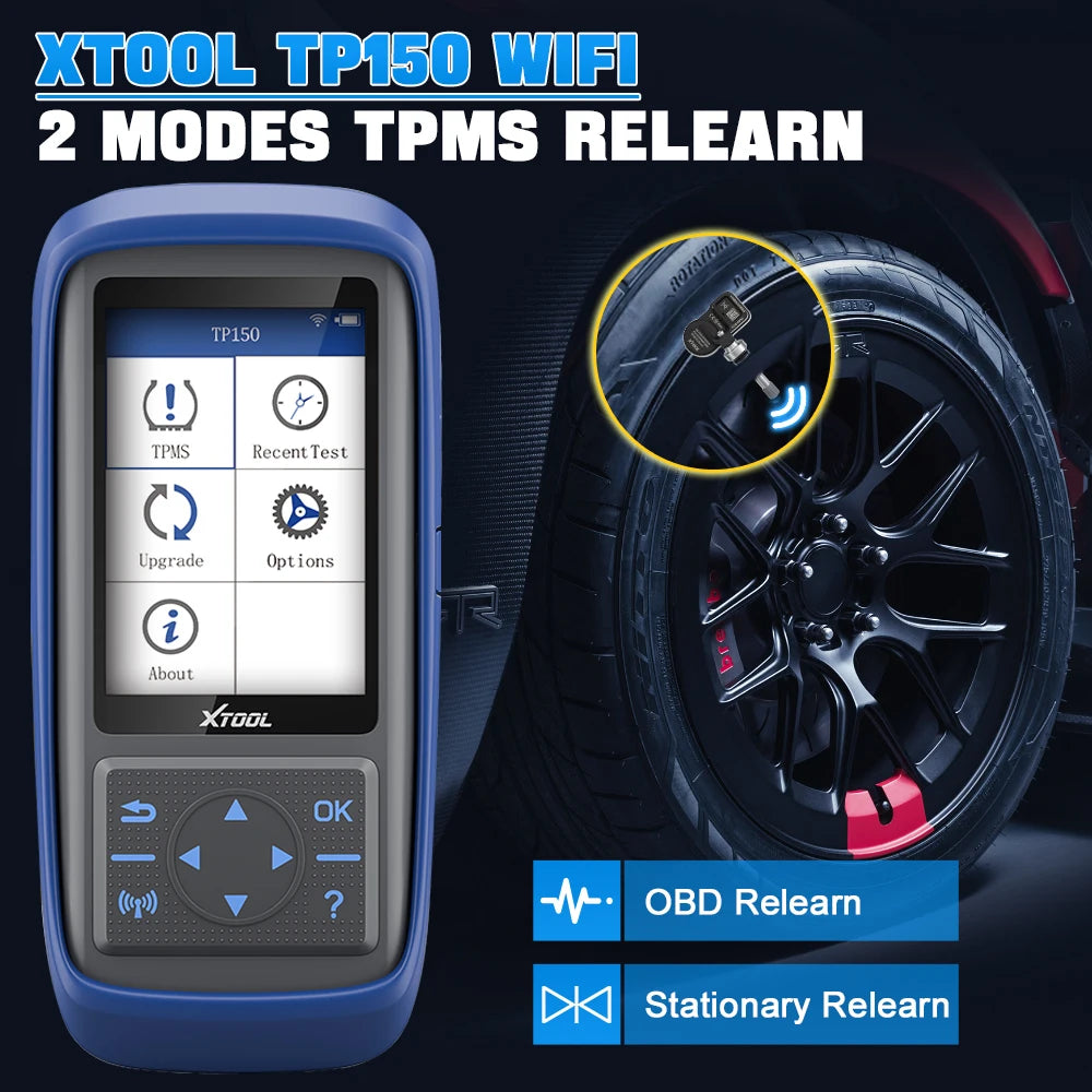 XTOOL TP150 with 4PCS TS100PRO Sensors Metal Version 315/433 2 in 1