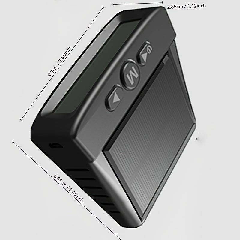 Wireless Solar TPMS Monitor with External Sensors for tire pressure monitoring image 2