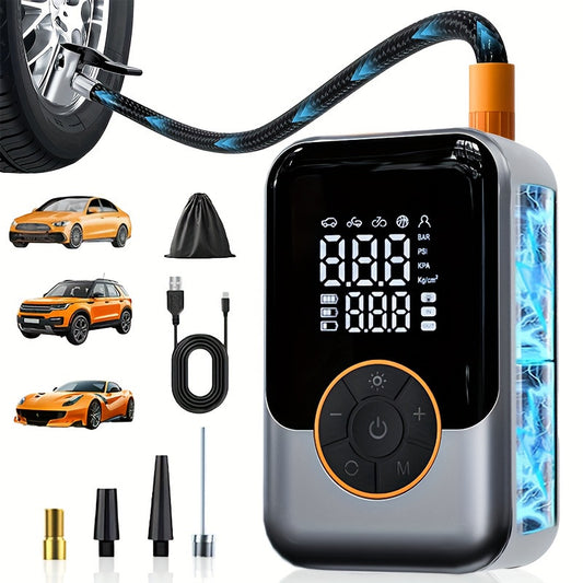 Mini Wireless Tire Inflator with Digital Pressure Gauge for tire pressure service