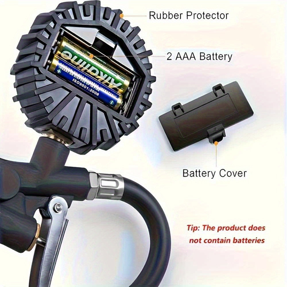Digital Tire Pressure Gauge & Inflator with 250 PSI Air Chuck