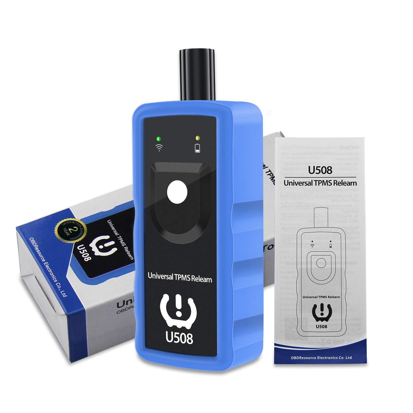 U508 Universal TPMS Relearn Tool - 315/433 MHz Tire Pressure Sensor Activation & Reset Tool