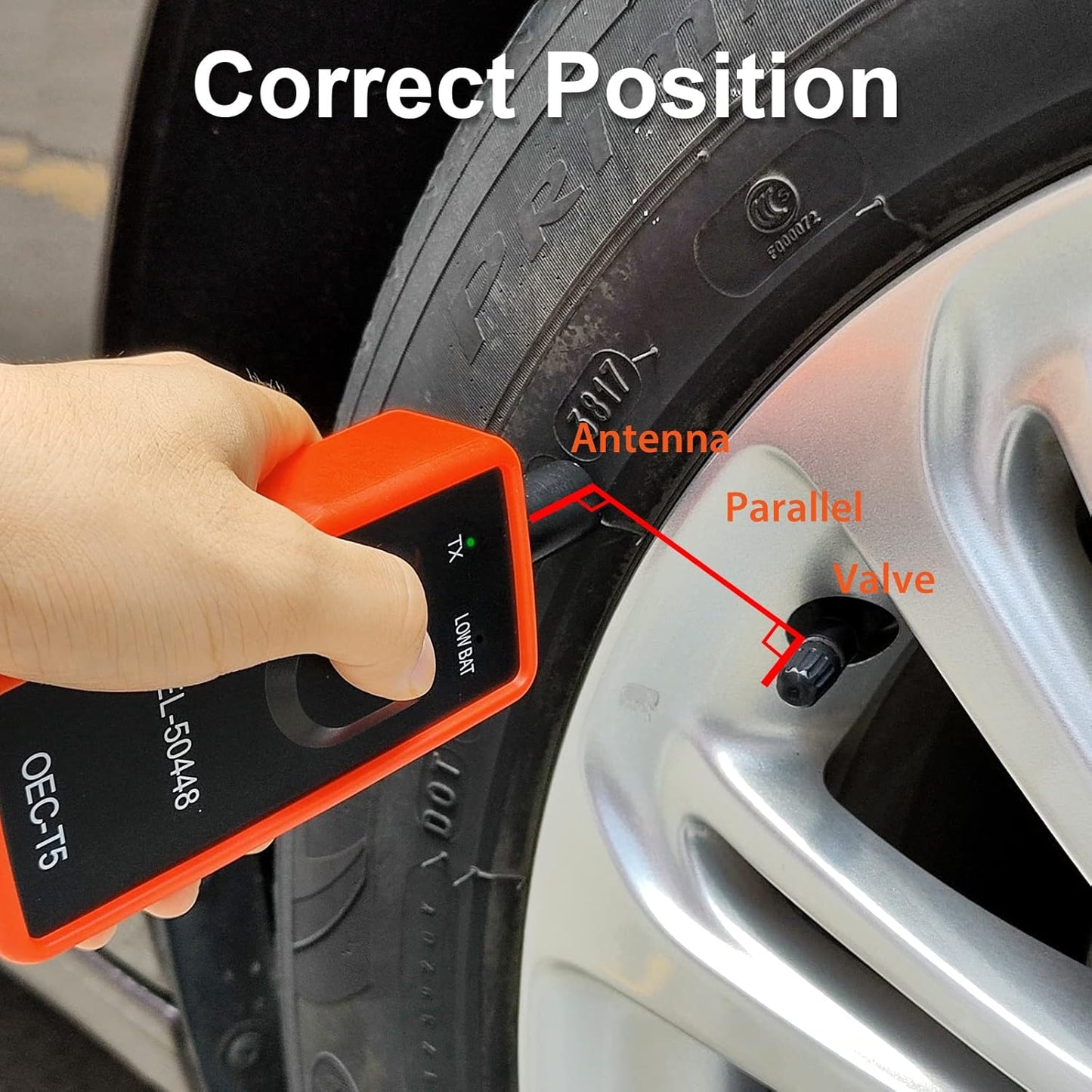 EL50448 Elite TPMS Relearn Tool for GM Vehicles - Tire Pressure Sensor Activation & Reset Tool (315/433 MHz)