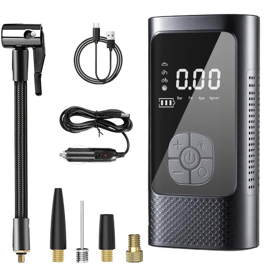 Portable Cordless Tire Inflator Air Pump with Digital Display