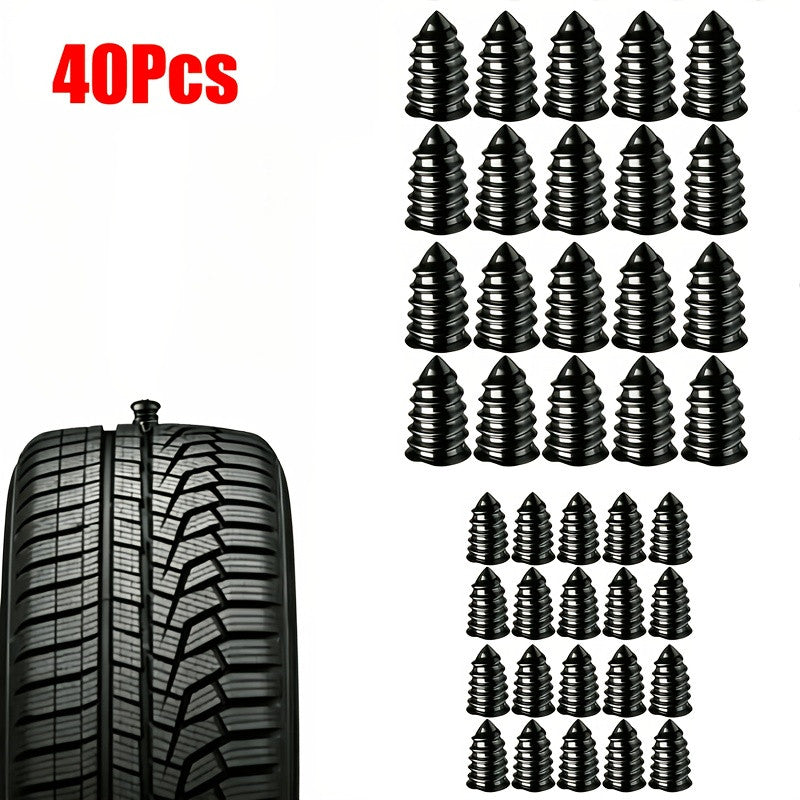 20-Piece Rubber Nail Tire Puncture Repair Kit with Driver Tool