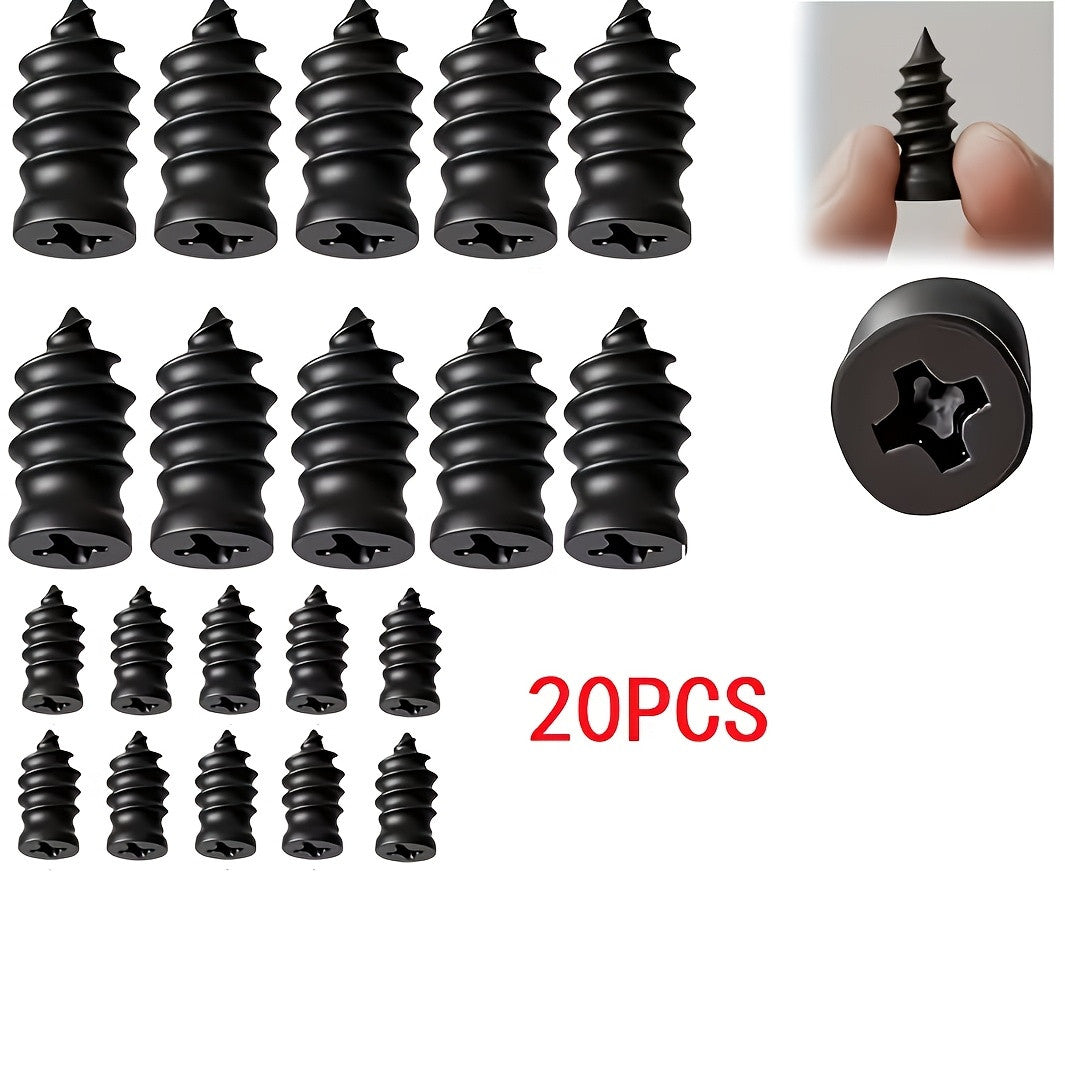 20-Piece Rubber Nail Tire Puncture Repair Kit with Driver Tool