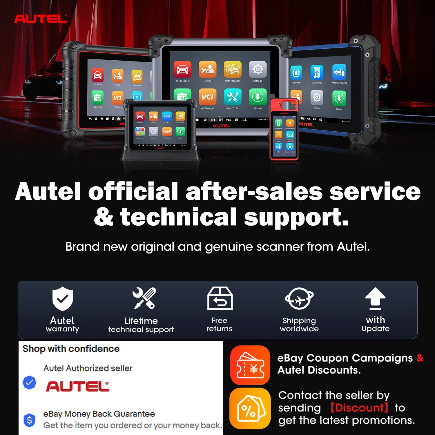 Autel MaxiCOM MK808S-TS TPMS Diagnostic Scanner product image 3