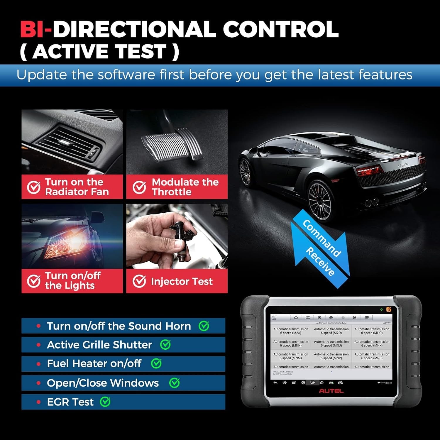 Autel MaxiCOM MK808S-TS TPMS Diagnostic Scanner product image 5