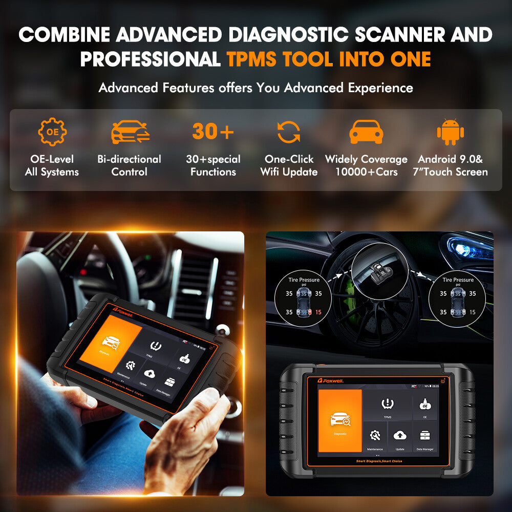 Foxwell NT809TS TPMS Programming Diagnostic Scanner product image 2