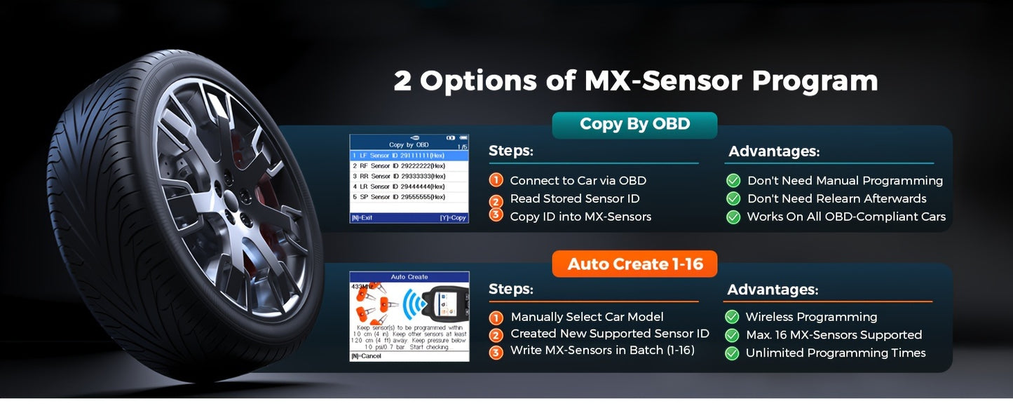 Autel MaxiTPMS TS408S TPMS Relearn & Sensor Programming Tool