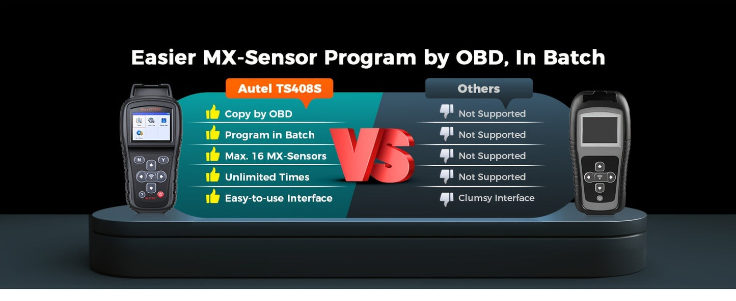 Autel MaxiTPMS TS408S TPMS Relearn & Sensor Programming Tool