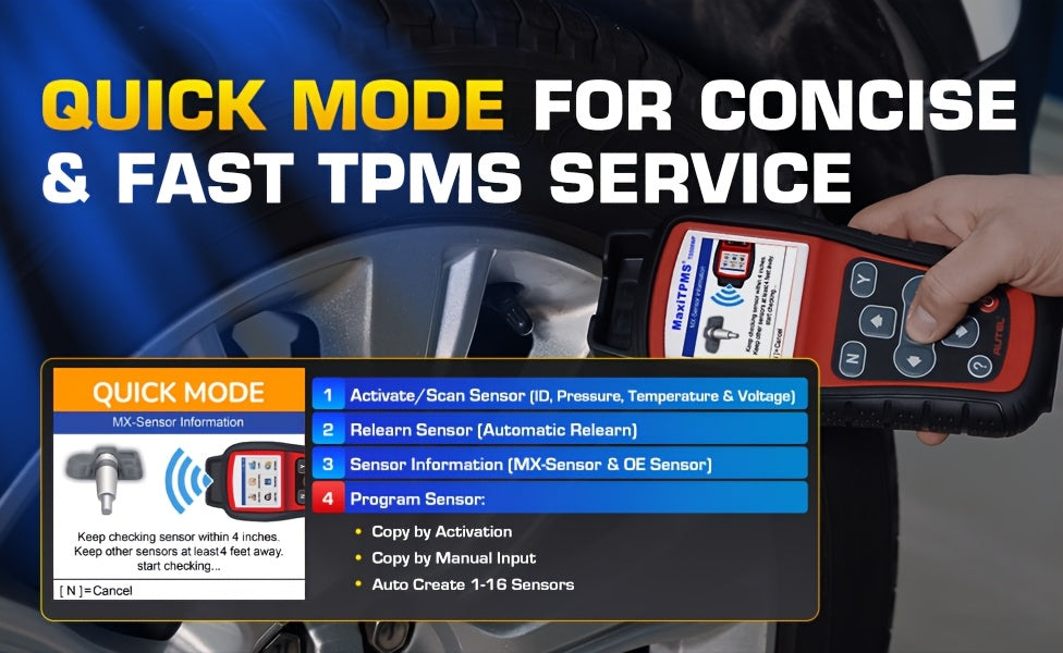 Autel MaxiTPMS TS508WF WiFi TPMS Diagnostic & Programming Tool