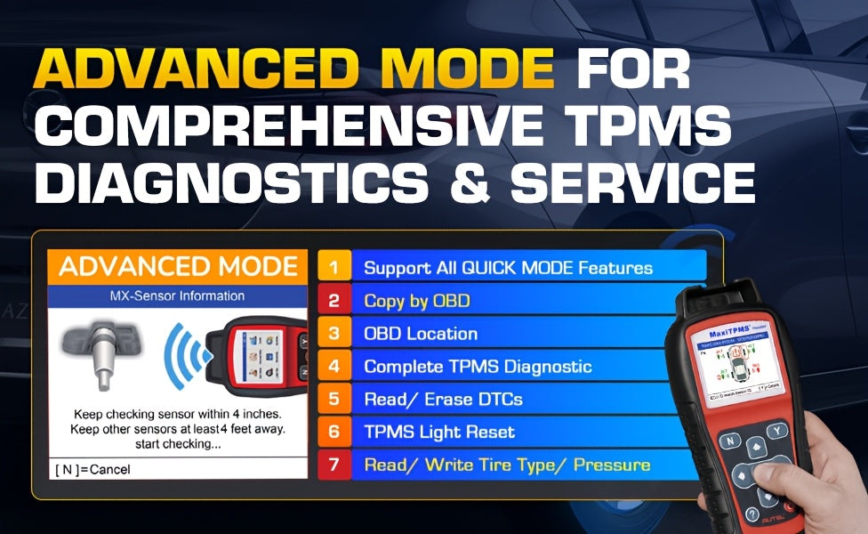 Autel MaxiTPMS TS508WF WiFi TPMS Diagnostic & Programming Tool