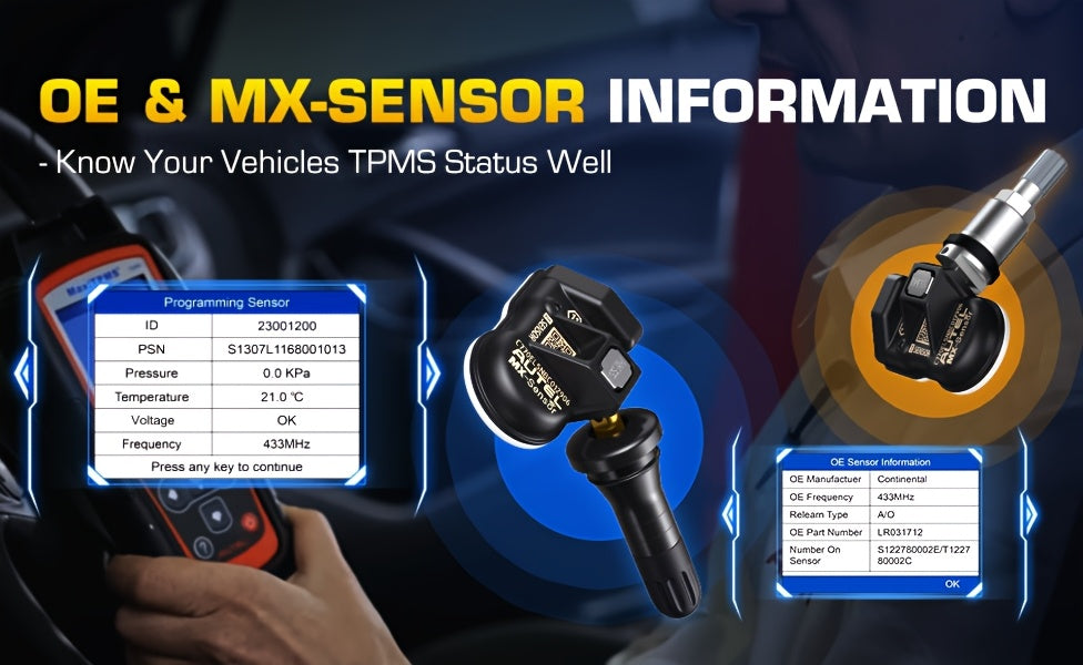 Autel MaxiTPMS TS508WF WiFi TPMS Diagnostic & Programming Tool