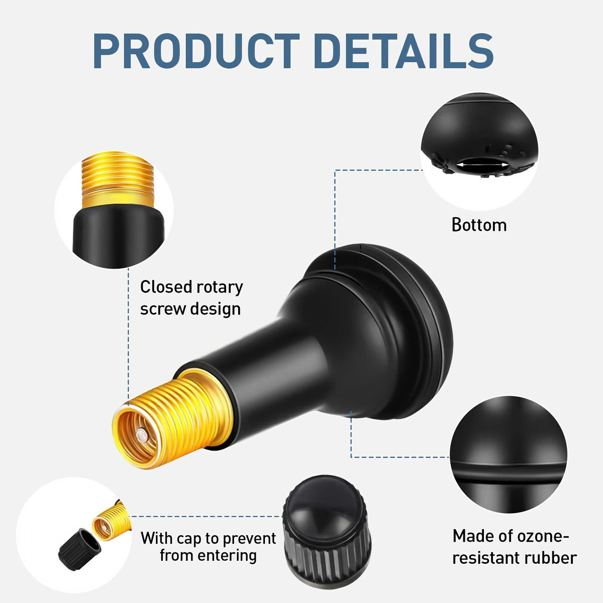 38-Piece Tire Valve Stem Core Removal & Replacement Kit