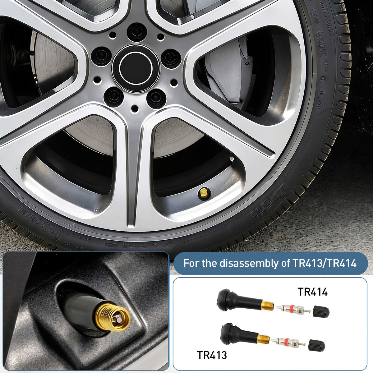 38-Piece Tire Valve Stem Core Removal & Replacement Kit