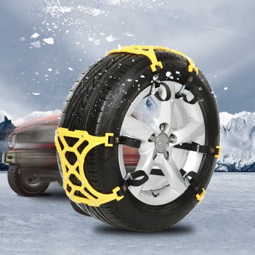 Anti Snow Chains of Car ,SUV Chain Tire Emergency Thickening Anti--Skid Chain -Set of 6